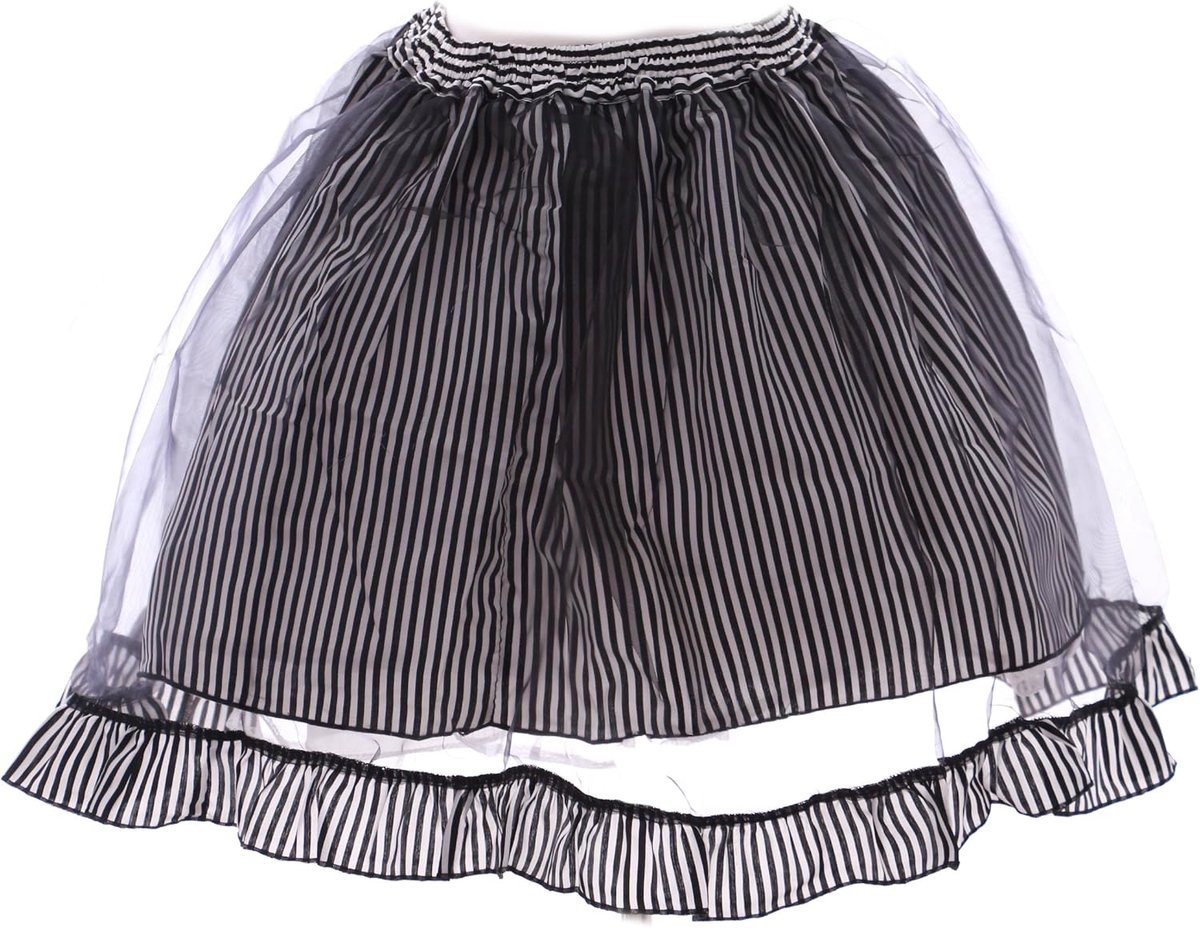 JL-597 zwart punk Visuel Kei Harajuku Tutu Rock Gothic Lolita Stretch (Stretch S-L)
