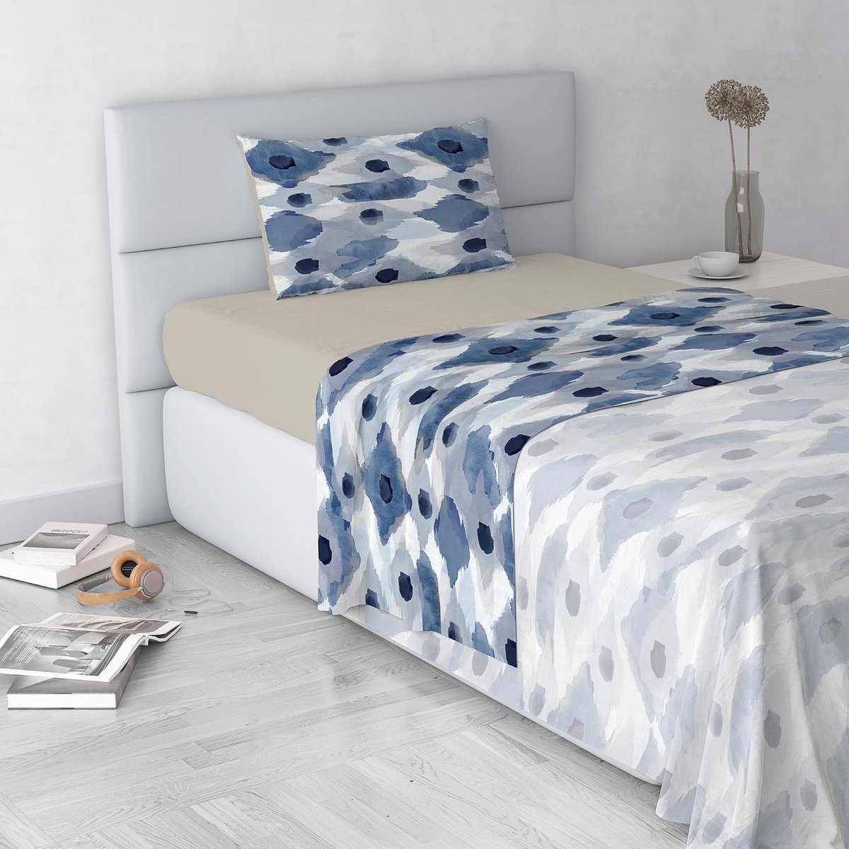 Bed Linen Fashion beddengoedset Made in Italy, microvezel, Calypso, eenpersoonsbed