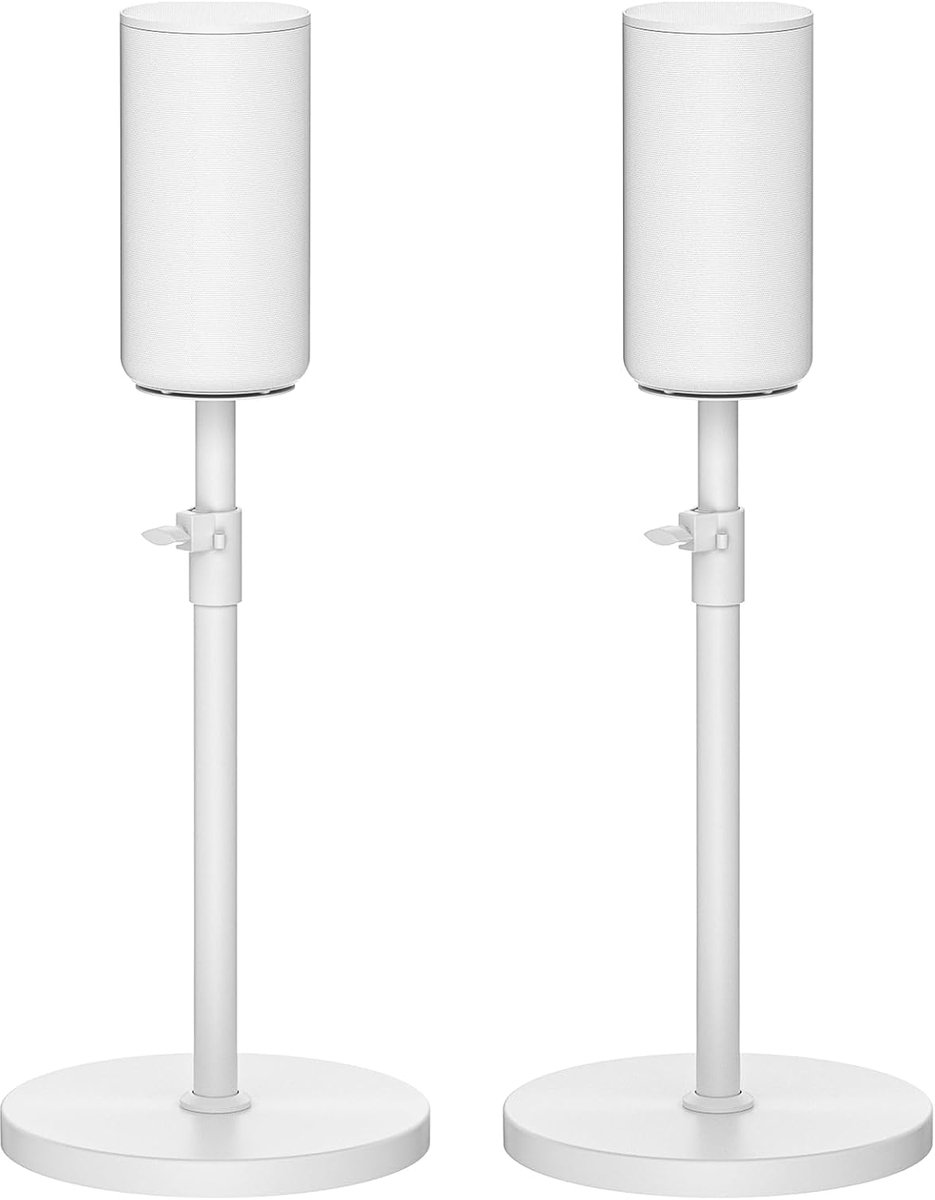 Luidsprekerstandaarden set voor Sony HT-A9 vloerluidsprekerstand – Zware surroundgeluidluidsprekerstandaarden voor Sony HT-A9 standaarden met kabelbeheer