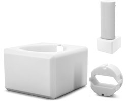 Wandhouder voor Sonos Roam 2 - stekkerhouder voor Sonos Roam 1/2/SL luidspreker, houder stopcontact, witte speaker wandhouder voor originele stekker, eenvoudige installatie