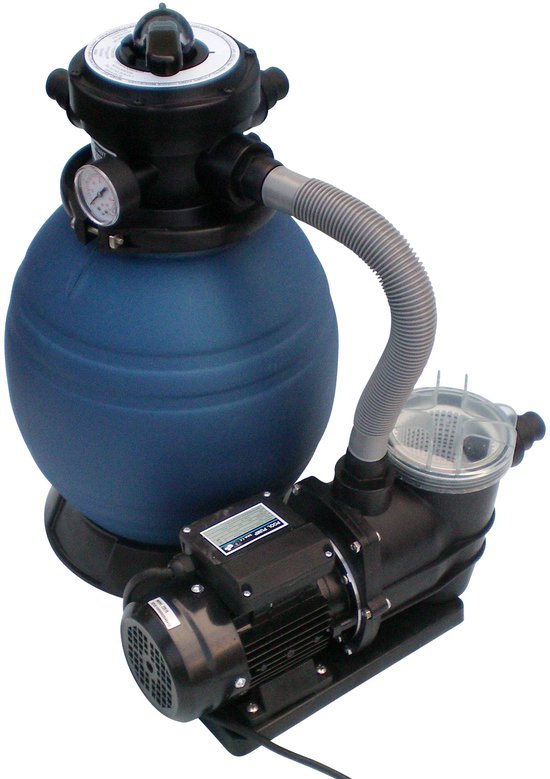 Zandfilter Zwembadpomp - 400 W 10 m³/h Capaciteit - 230 V Elektrisch - Kunststof En RVS - Voor Zwembaden Tot 30.000 Liter — afbeelding 2