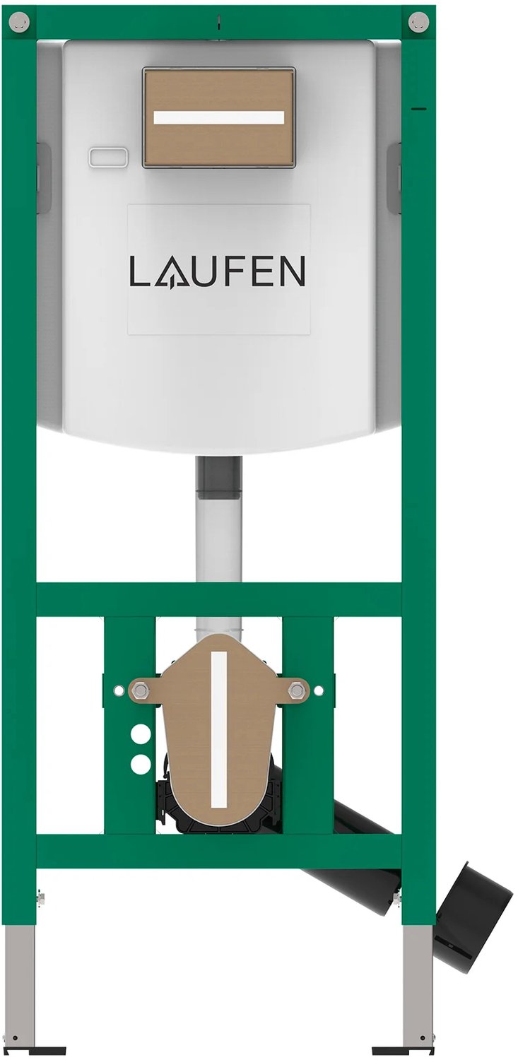 Laufen INEO - Voorwandinstallatie voor hangende toiletten, hoogte 1,12 m H9201140000001