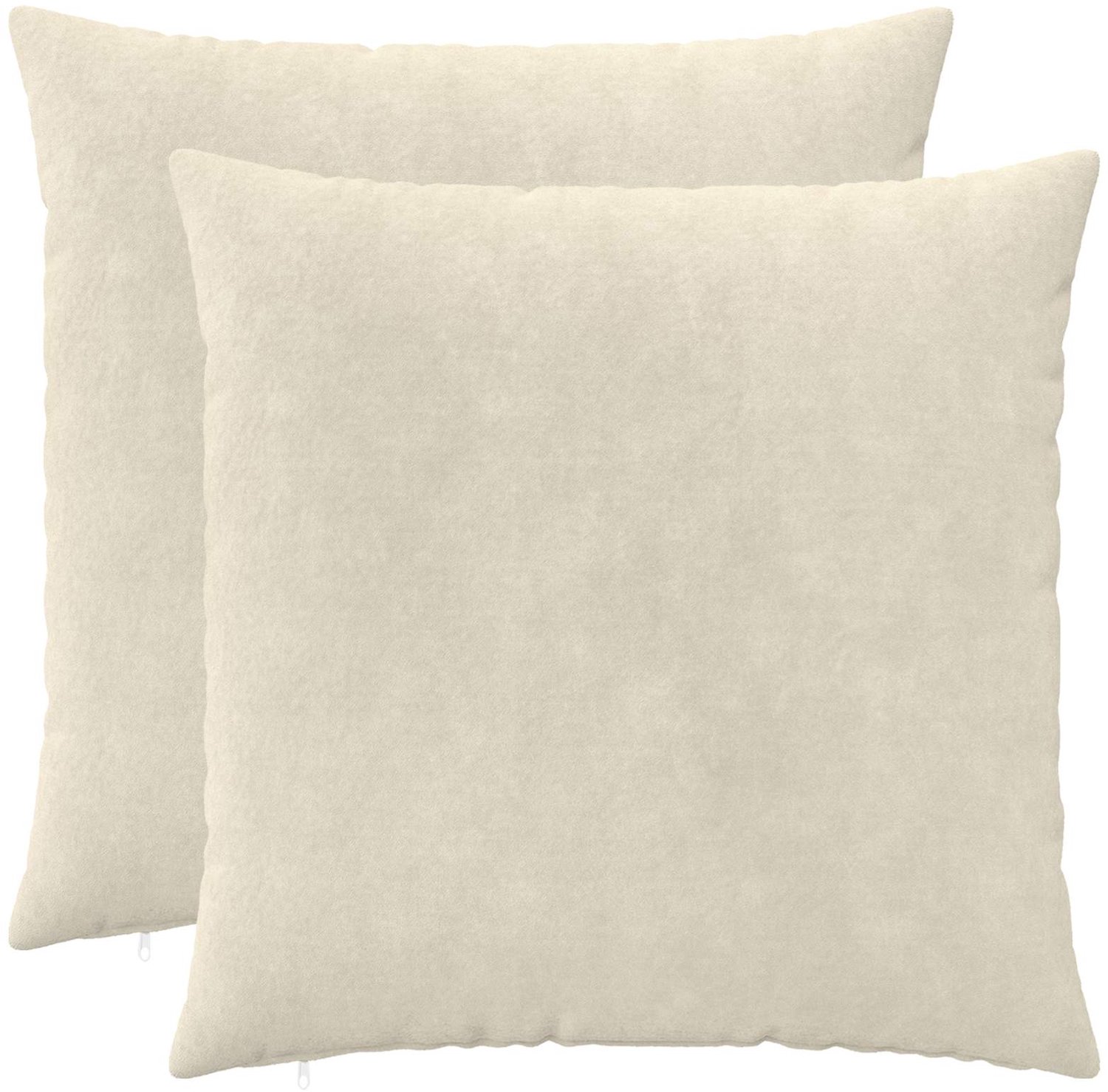 vidaXL Dekenkussen - 2 - st - HEERLEN - Crèmekleurig - 70 - x - 70 - cm