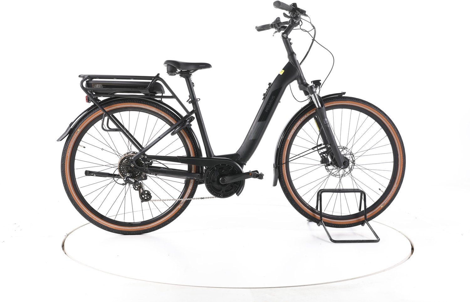 Pegasus Solero E8 Plus Elektrische trekkingfiets Bosch Accu 500Wh 28" zwart Pro