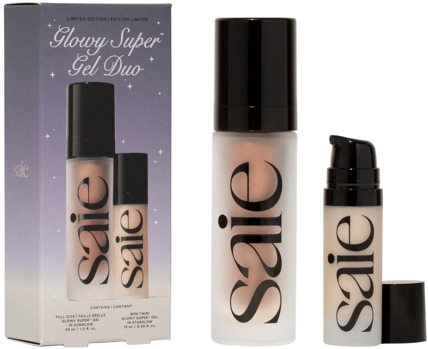 Saie - Glowy Super Gel Duo - Highlighter Set Sunglow & Starglow