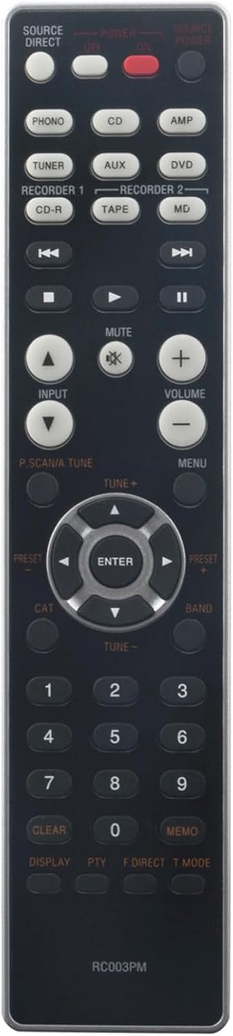 Nieuw RC003PM Vervangende afstandsbediening Compatibel met Marantz Amplifier PM6003/N1SG PM7003/N1B PM5004/FB PM5003 PM7004 ST6003 PM7003 PM6003 PM8003 PM8003/N1SG