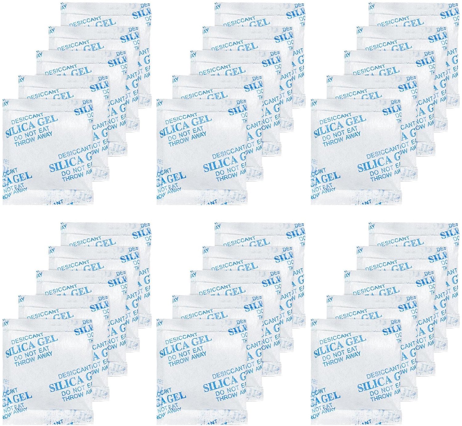 Silicagel Sachets, Set van 30 Stuks van 10 g