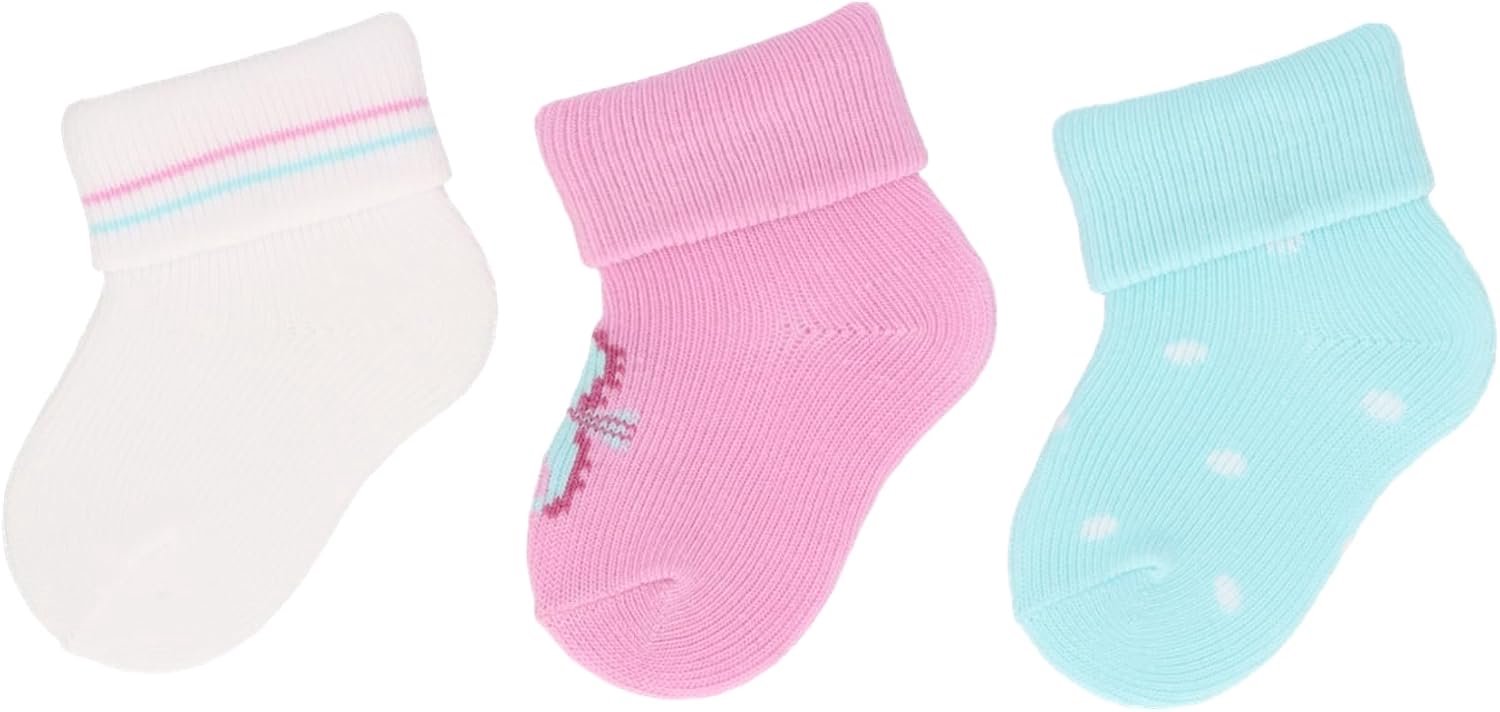 Baby Sokjes met Envelop & Zeepaardje - 3-Pack