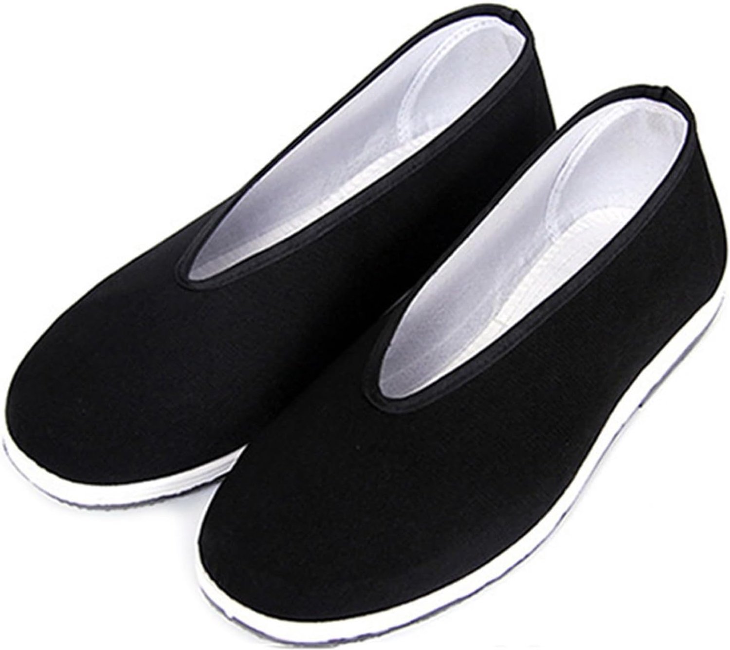 Fu Schoenen Heren Dames Beijing Stijl Tai Chi Qigong Schoenen Vechtsportschoenen Vrijetijdsschoenen Rubberen zool Lichtgewicht