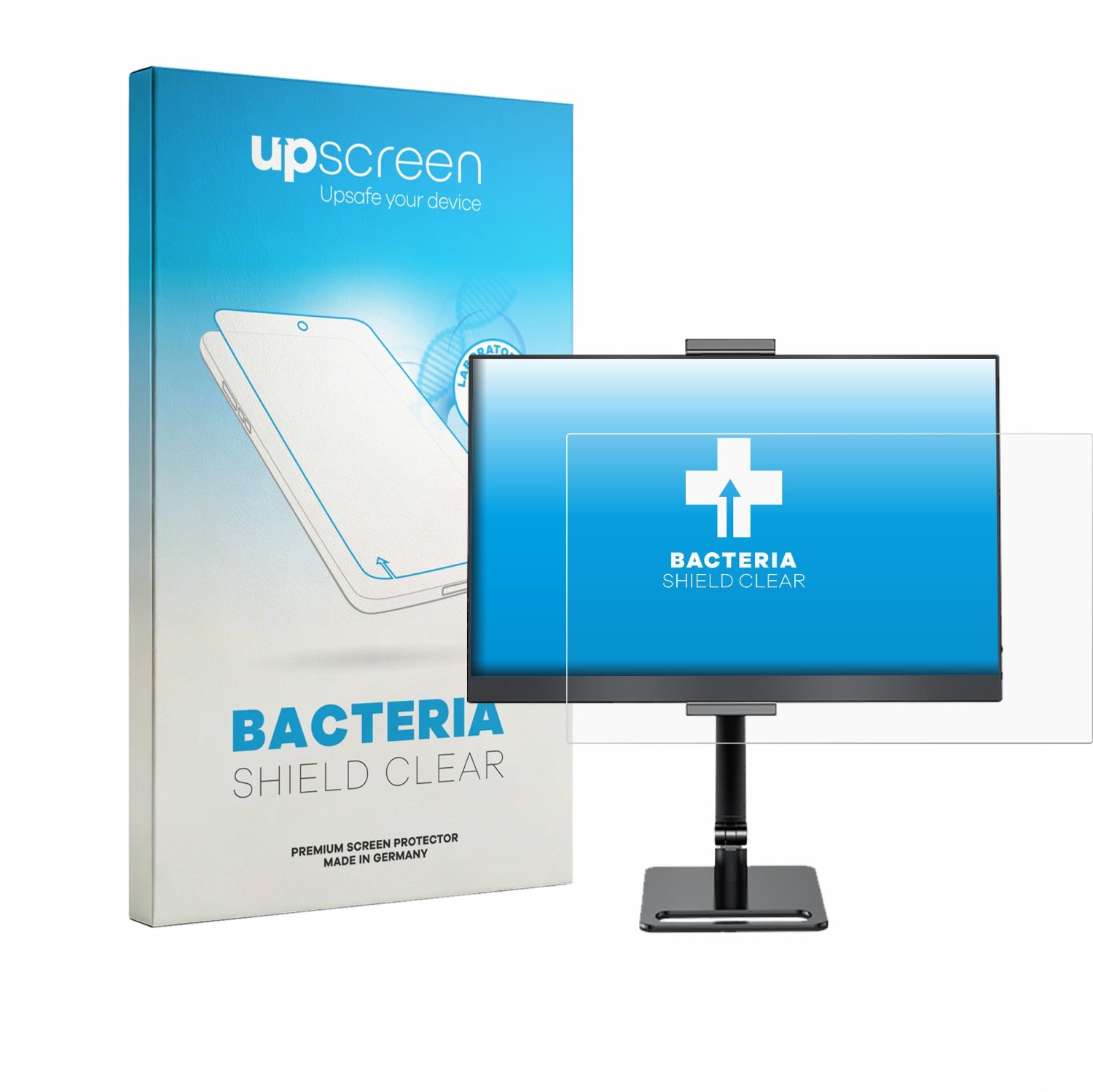 upscreen - Screenprotector voor MAGICRAVEN B0F2HM2B6F 15.6" 16:9 - Folie Beschermfolie transparant antibacterieel