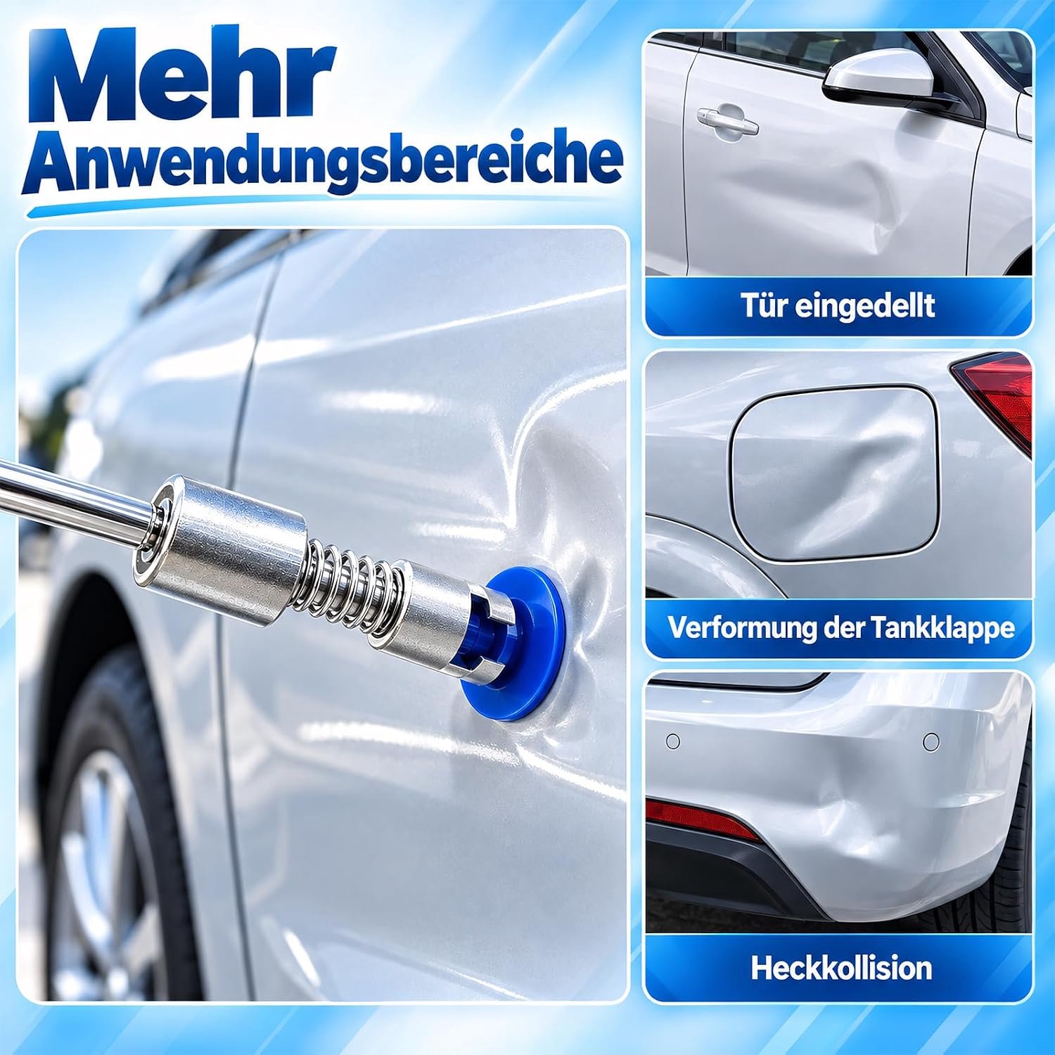 Uitdeukgereedschap deuktrekker auto deuken reparatieset