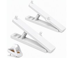 2 stuks verhoging voor automatische voedseldispenser, elektronische chip, 20,5 x 3 cm, basis van kunststof, wit, ergonomisch, compatibel met RFID SUREFEED voederstation