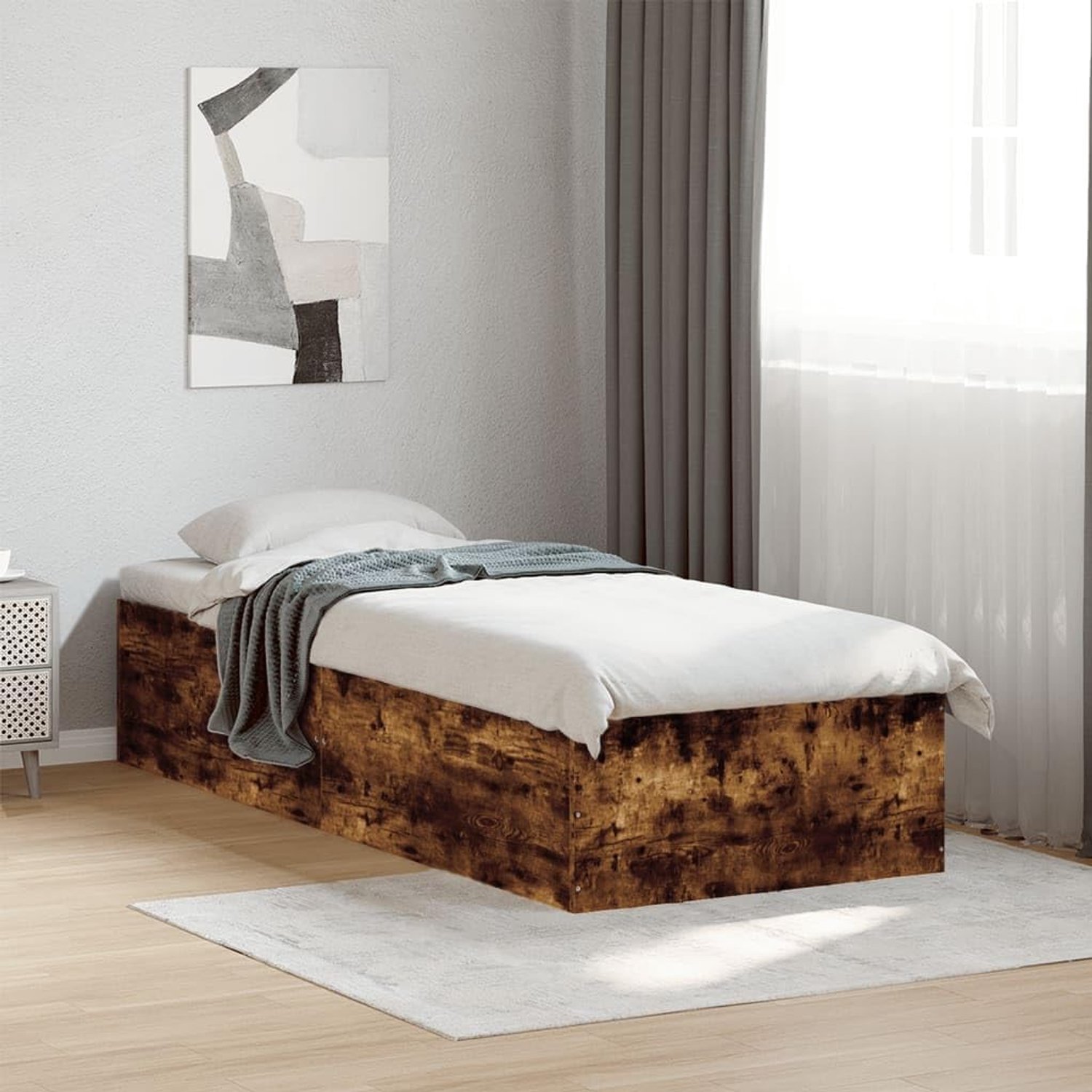 Moderne uitstraling Slaapkamerhoofdeinde 18.805 Zwart 100 x 200 cm