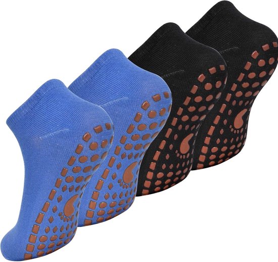 Antislip Sokken Heren & Dames (2 Paar) - Maat 37-42 - Sport & Yoga — afbeelding 5