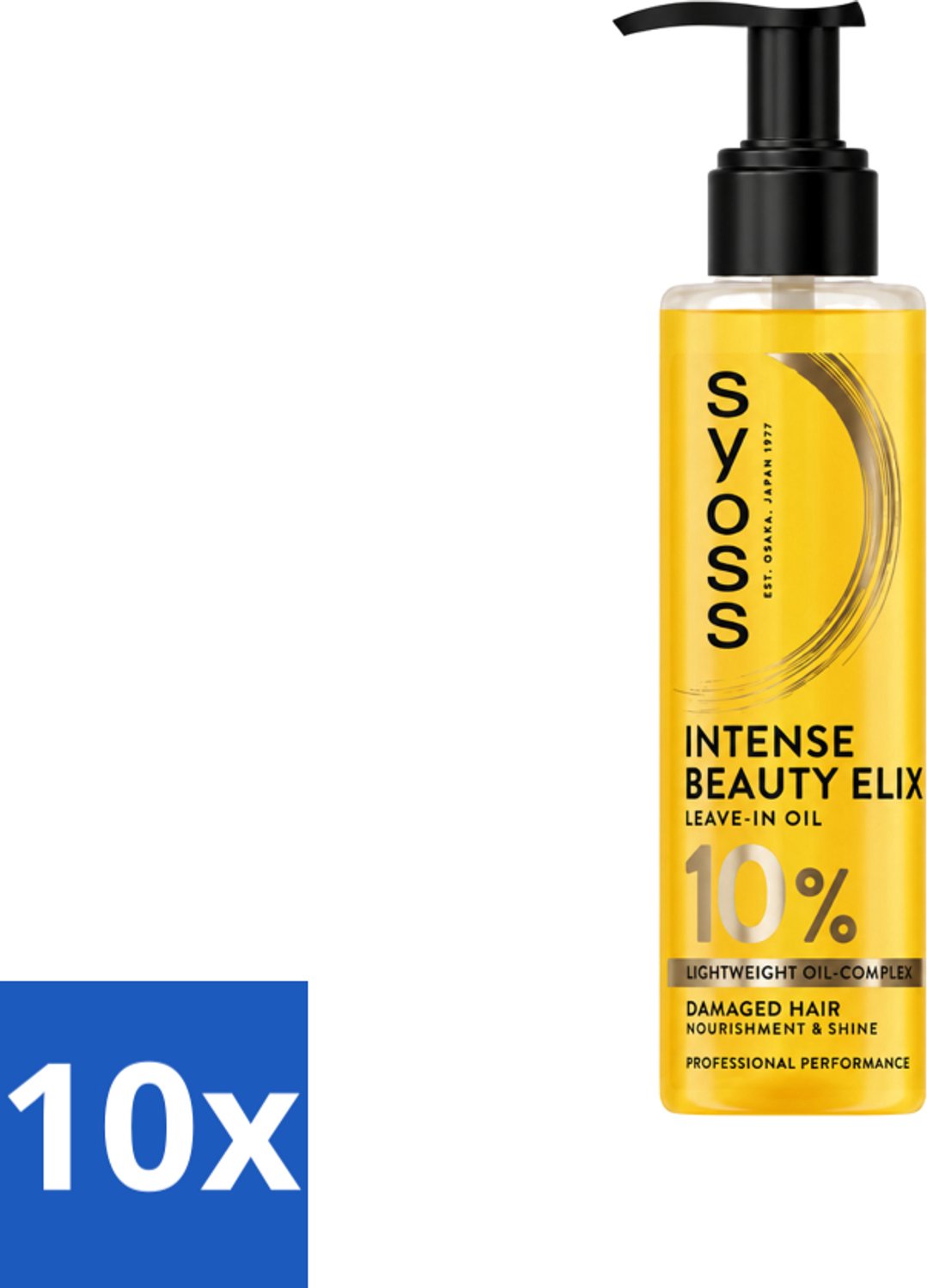 10 x Syoss - Beauty Elixir - Haarolie - Voedt & Glanst - 100 ml - Voordeelverpakking - 10 stuks