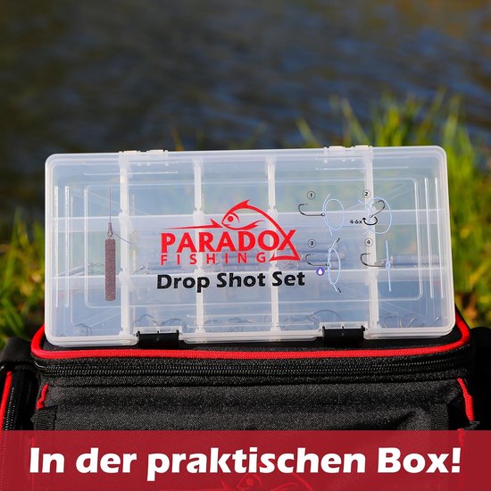 Merkloos Dropshot Lood Set - 25 Delig met Box (3.5-14g) — afbeelding 5