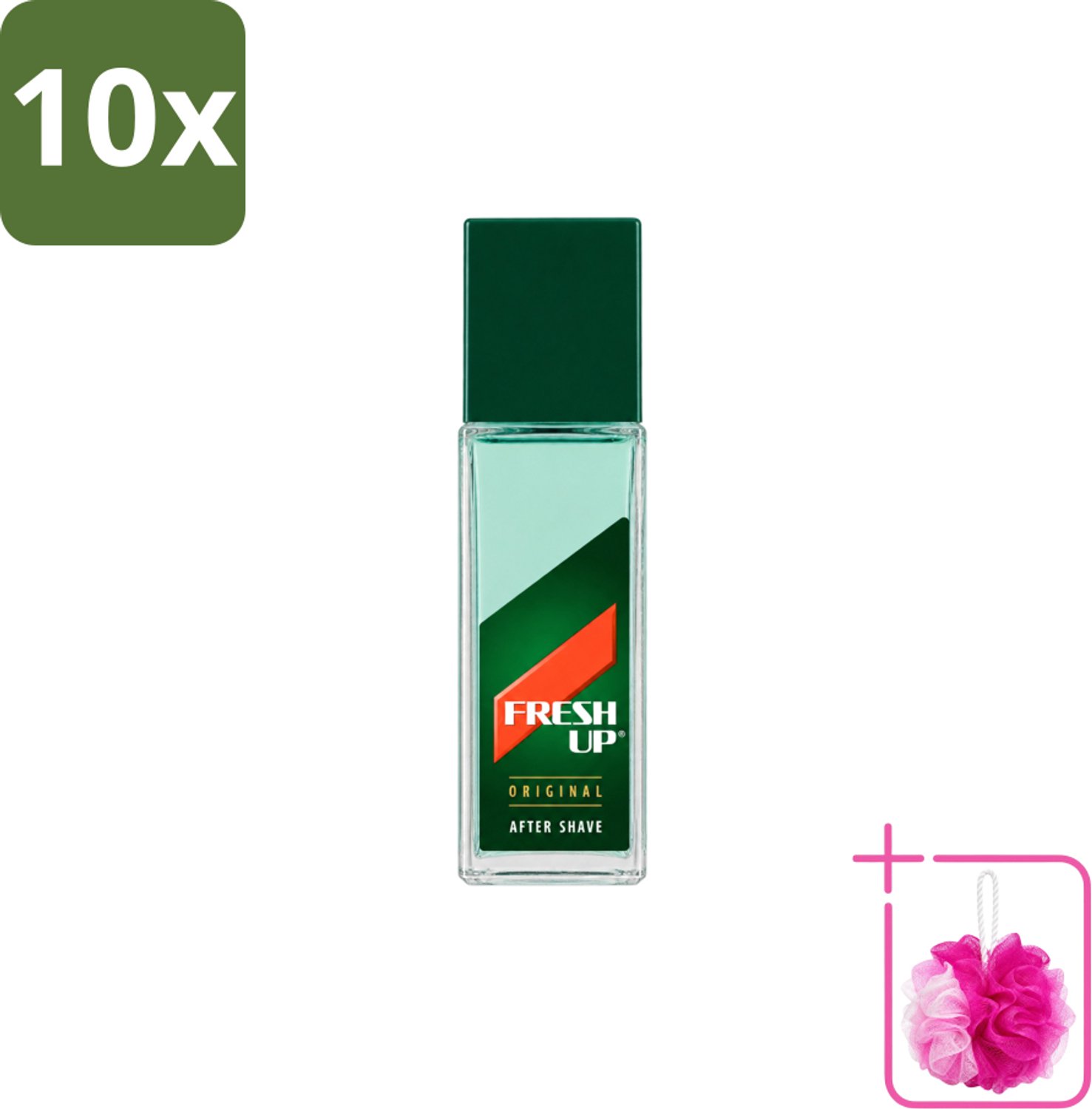 10 x Fresh Up - Aftershave Lotion - Original - Depper - 100 ml - Bulkverpakking - Aftershave lotion - Douchemop - Scheren