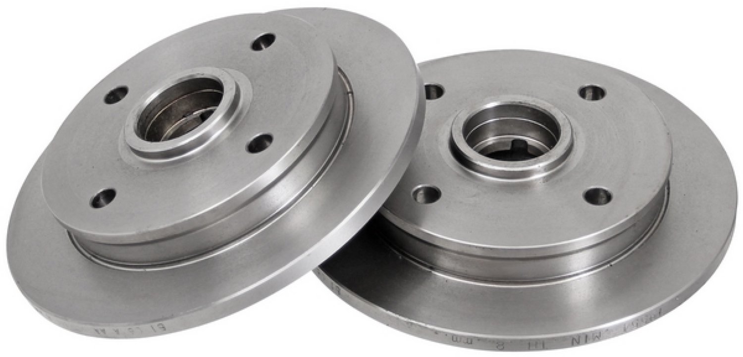 A.B.S. 15975 Remschijven achter, set van 2 - Mazda 323 - 222 mm - massief