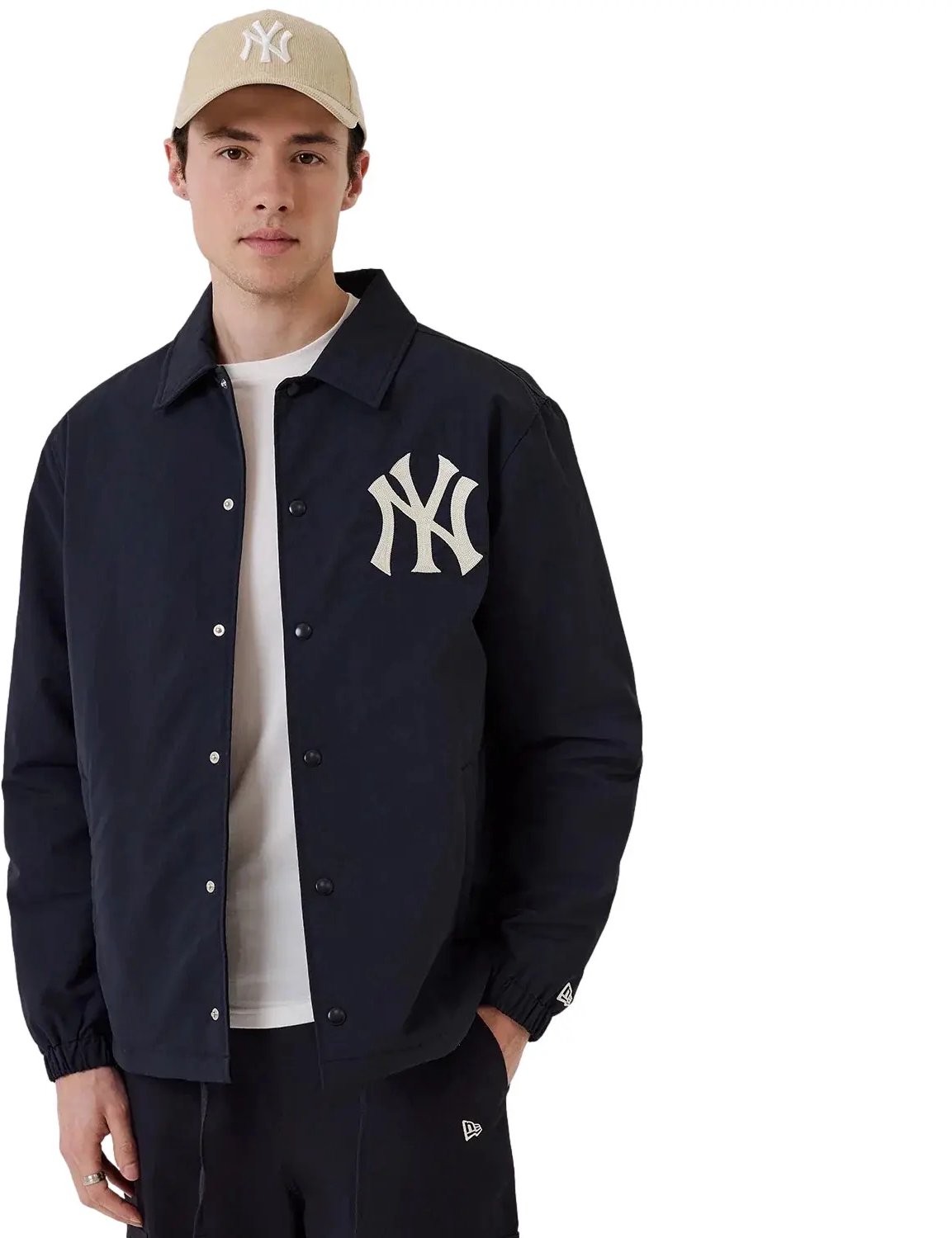 New York Yankees jas New Era MLB Coaches Blauw