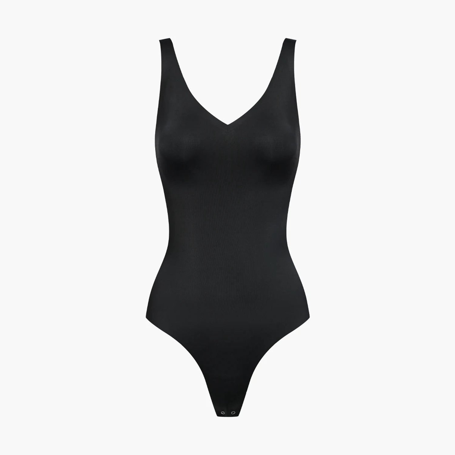 cfab Vormgevend string body Zwart - Corrigerende Body - Naadlos - corrigerend ondergoed dames