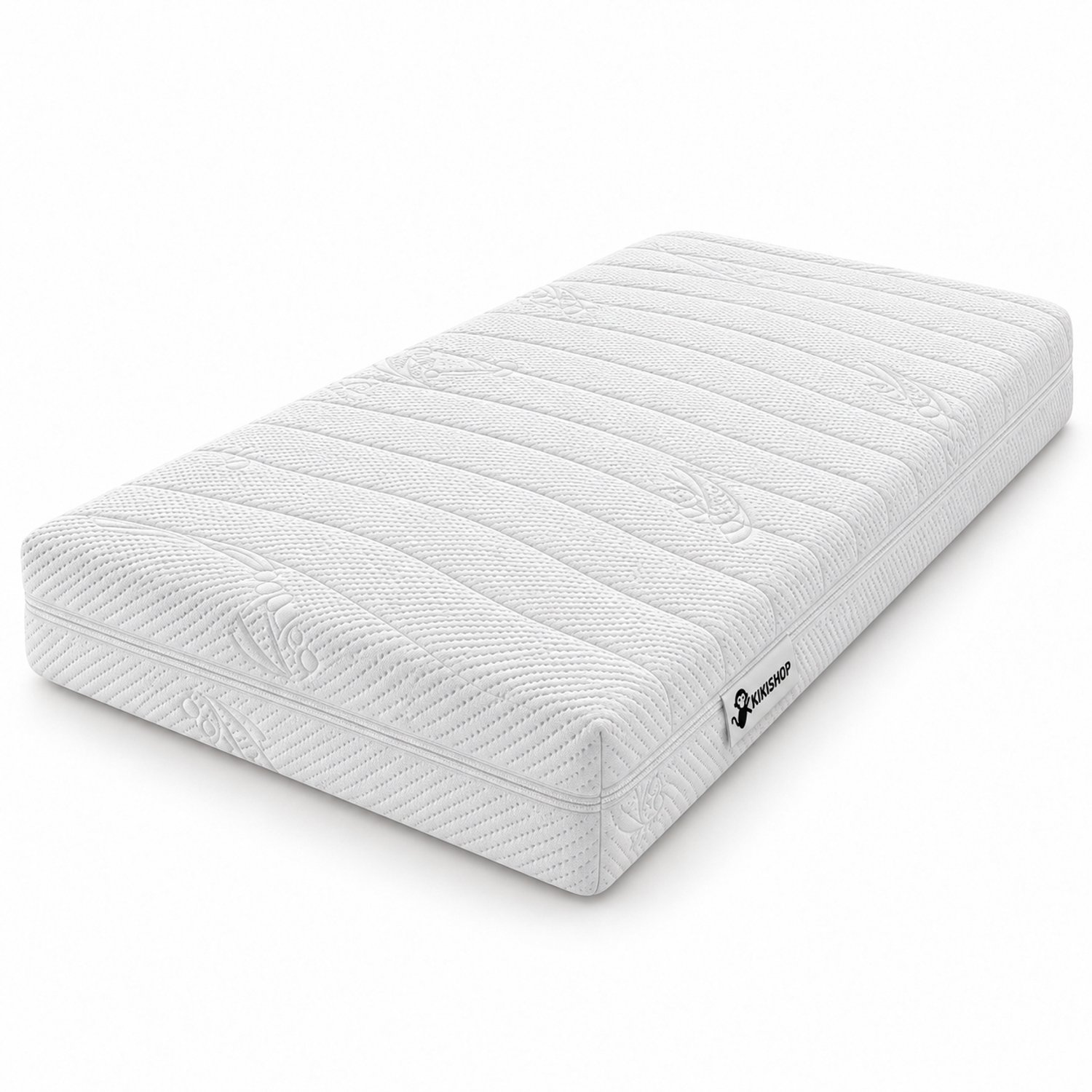 kikishop Comfort Matras 180x190 cm - 14 cm - Medium - Matras met afritsbare hoes Wit