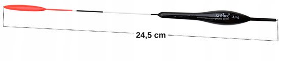 SHARK Balsa Doorvoer Dobber 3.0g - 24.5cm - Perfecte Kwaliteit — afbeelding 3