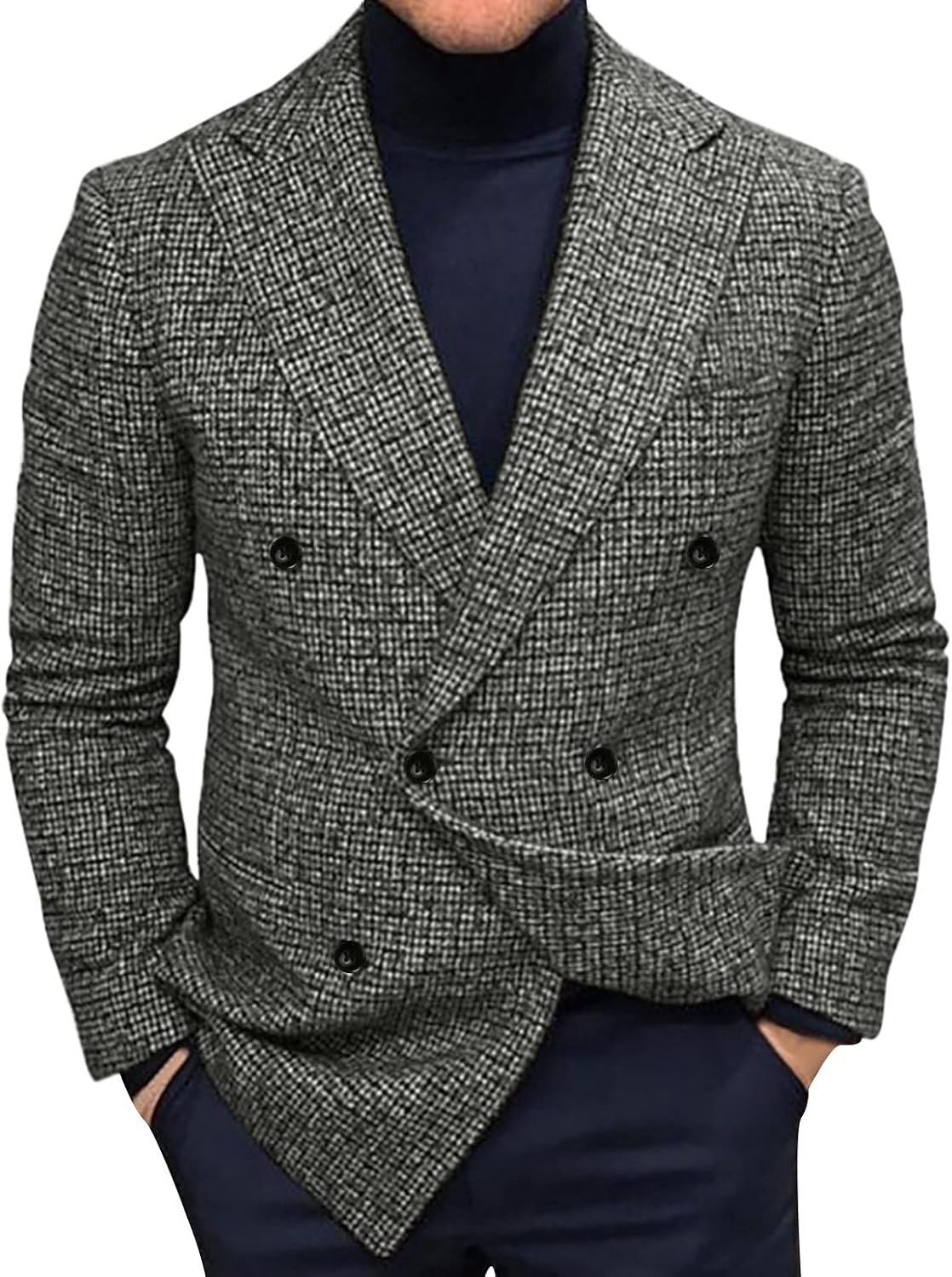 Générique Herfst mode casual slank effen kleur zak gesp jas jas jas pak jas jas jas