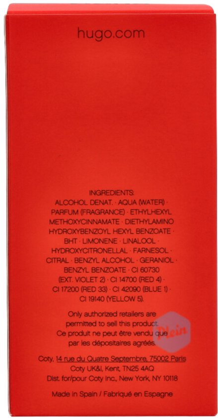 Hugo Boss Energise 75 ml - Eau de Toilette - Herenparfum