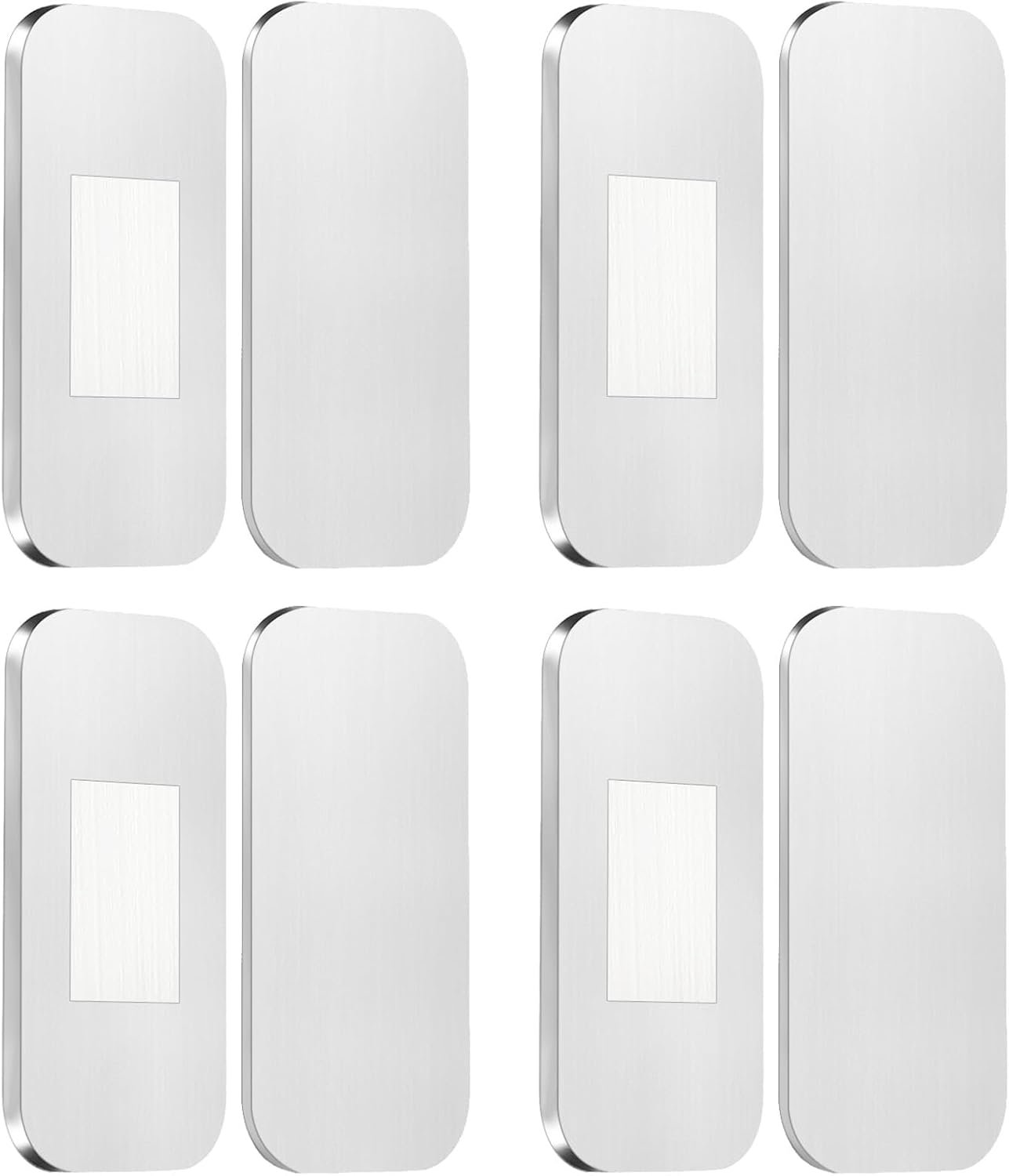 Stille magnetische kastdeurvanger 8 stks - duurzaam staal - boorvrij - eenvoudig te installeren - ShopVlot
