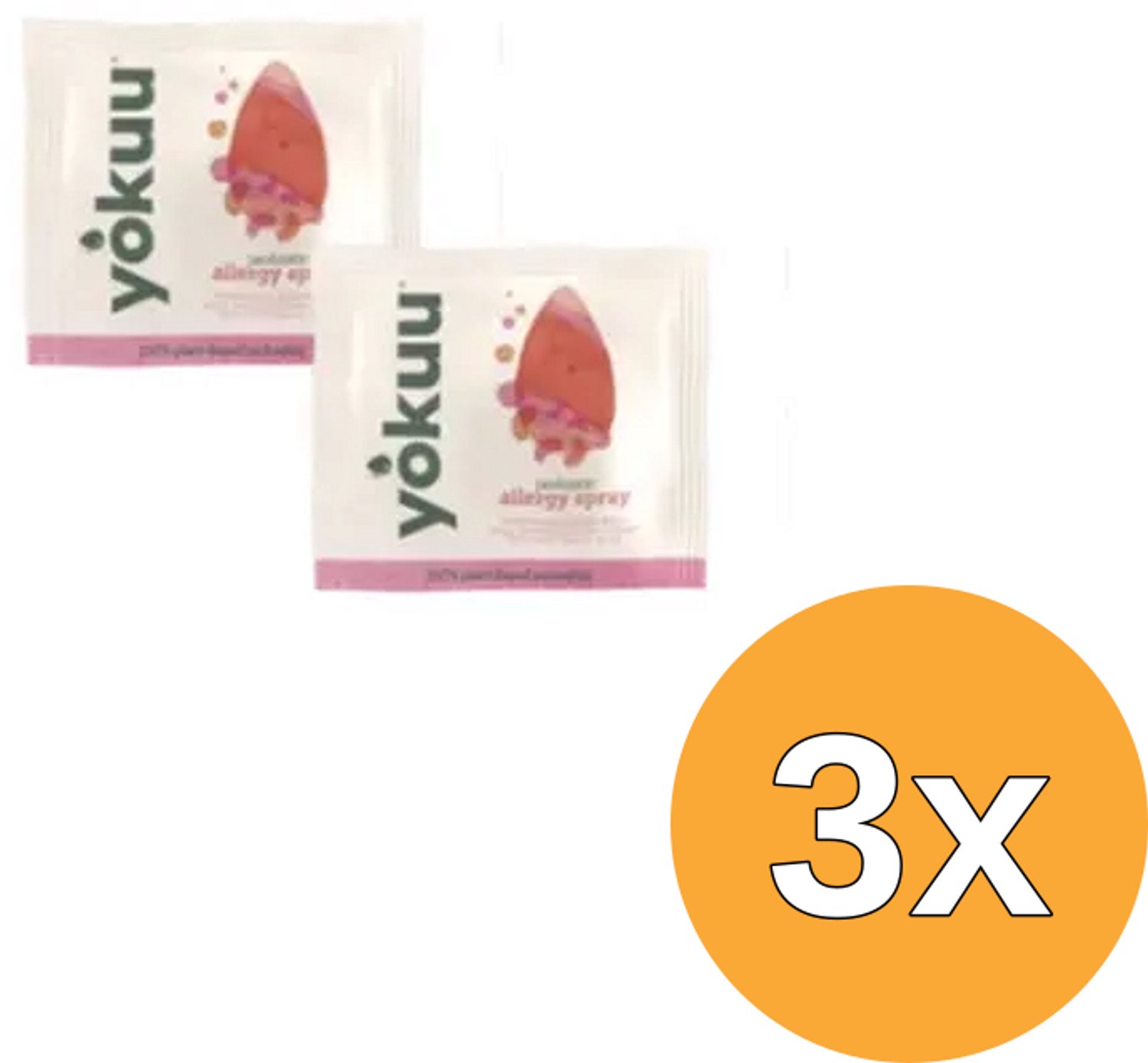 3x Yokuu Probiotic Allergyspray Navul (2 stuks)