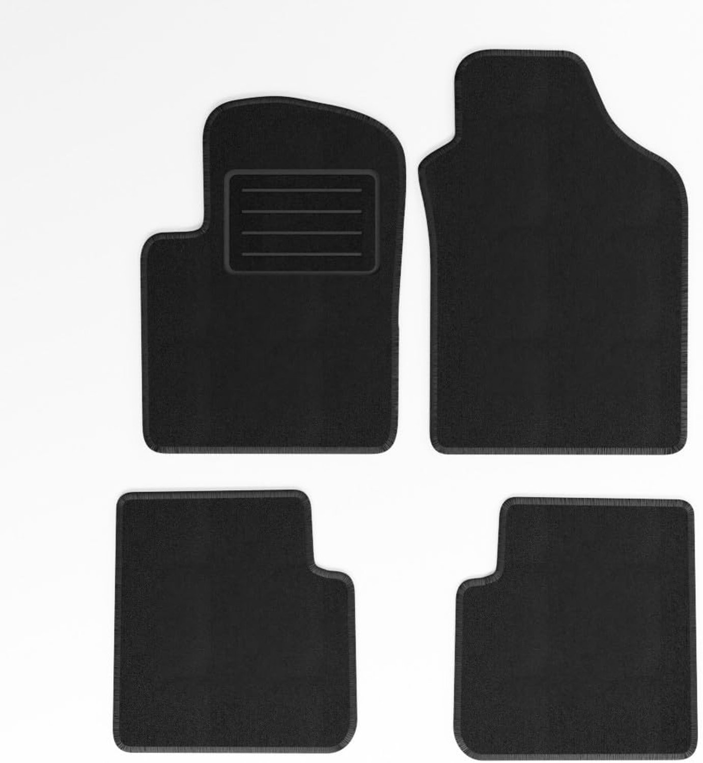 Mats4all Naaldvilt automatten passend voor Fiat 500 2007-2013 | Antislip | Met versterking | 4-delig | Automatten | Mattenset