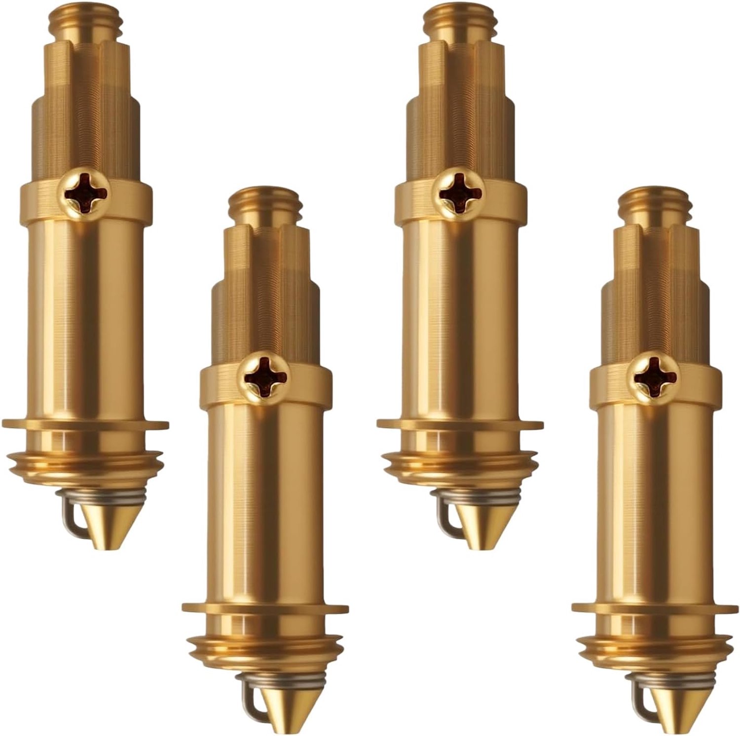 Pop-up afvoerstopper set 4 stuks - universeel voor wastafel - klik- en sluitmechanisme - eenvoudig te vervangen - ShopVlot