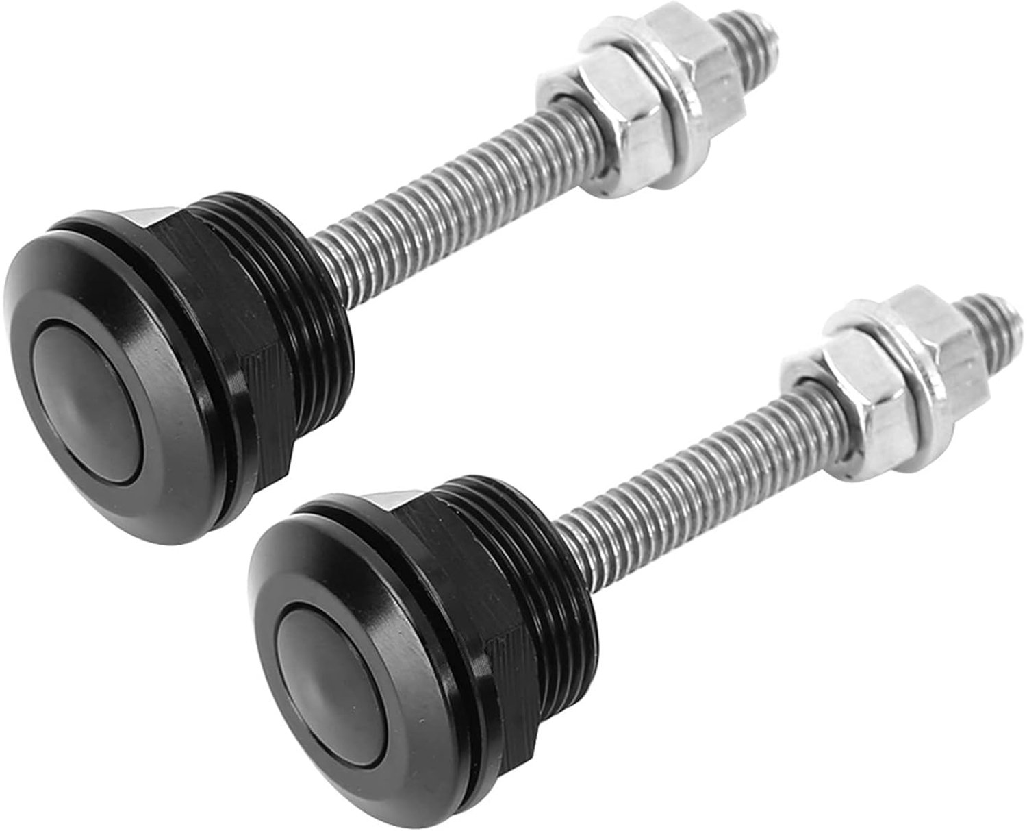 Bonnet Pins quick release 22mm - Aluminium legering - Universele locking clip - Bescherm uw motorcompartiment - ShopVlot