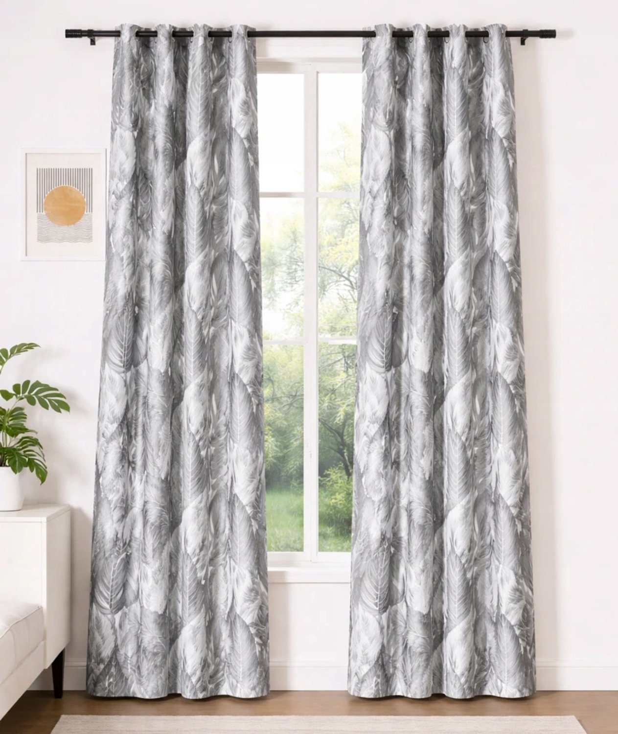 Lily Gordijn met Ringen 140x250 cm - Stijlvolle Raambekleding