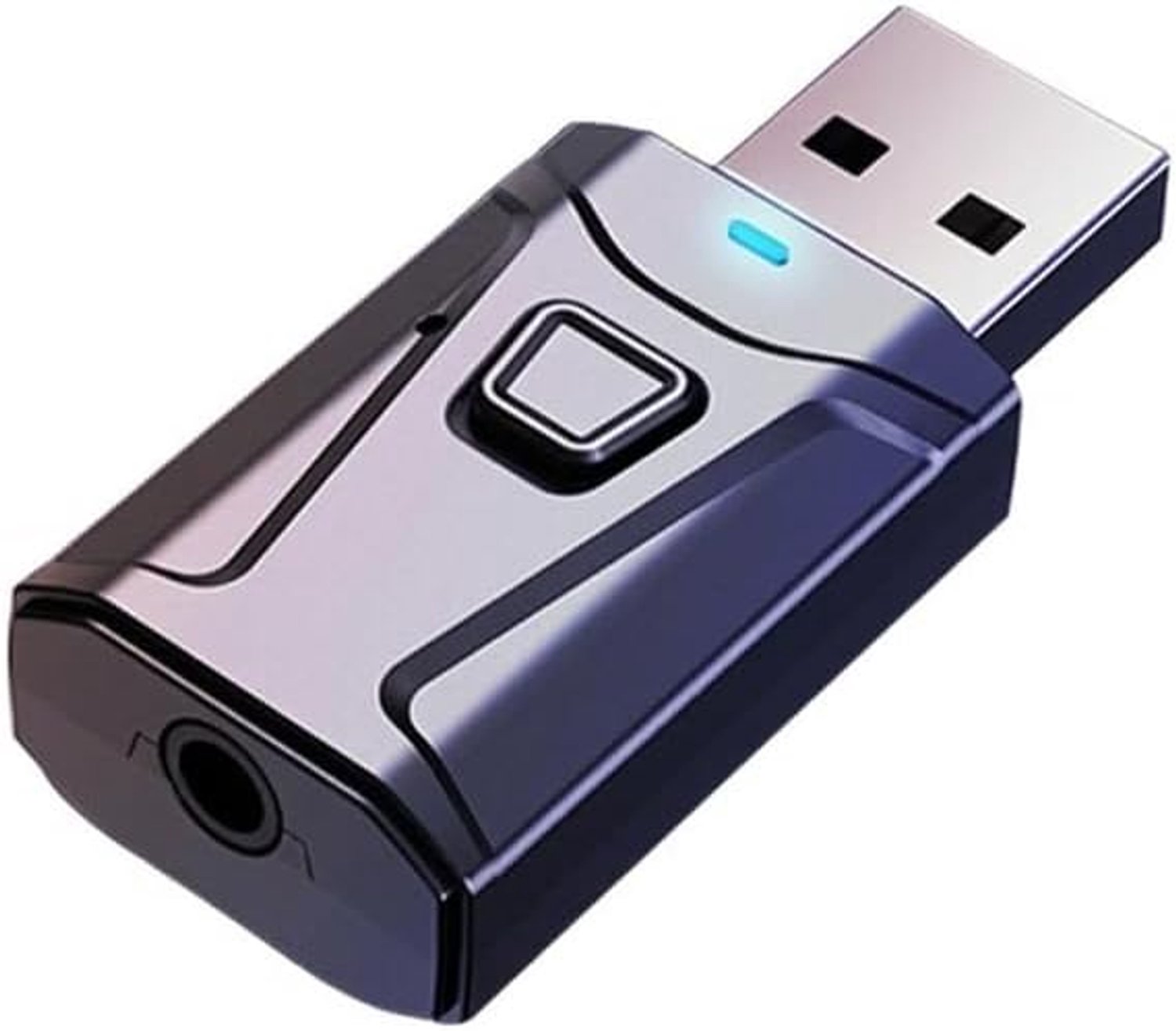 Adapter Bluetooth 5.0 zender ontvanger 2-in-1 audio jack draadloos 3,5 mm