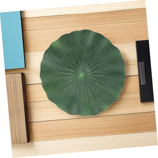 3stuks Artificial Lotus Leaves Drijvende Decoratie Voor Vijver Aquarium Van Realistische Bladeren Voor Natuurlijke Tuin Thuisomgeving Decoratie — afbeelding 3