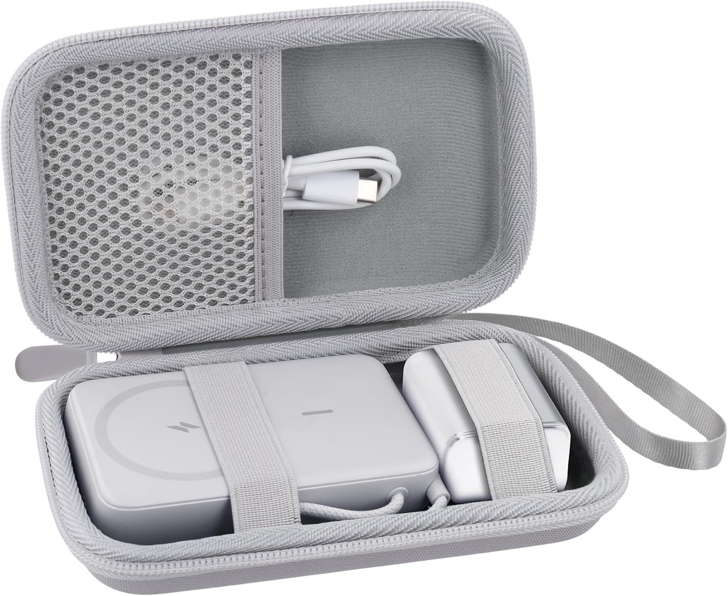 Draagbare Hard Case voor Anker Zolo Magnetische Powerbank - Bescherming voor 5000mAh en 10000mAh Magsafe Batterij, Ideaal voor Reizen en Opslag