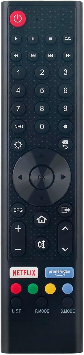 AULCMEET Replacement remote control compatible with Chiq 4K 1080p OLED Smart 3D TV - ShopVlot