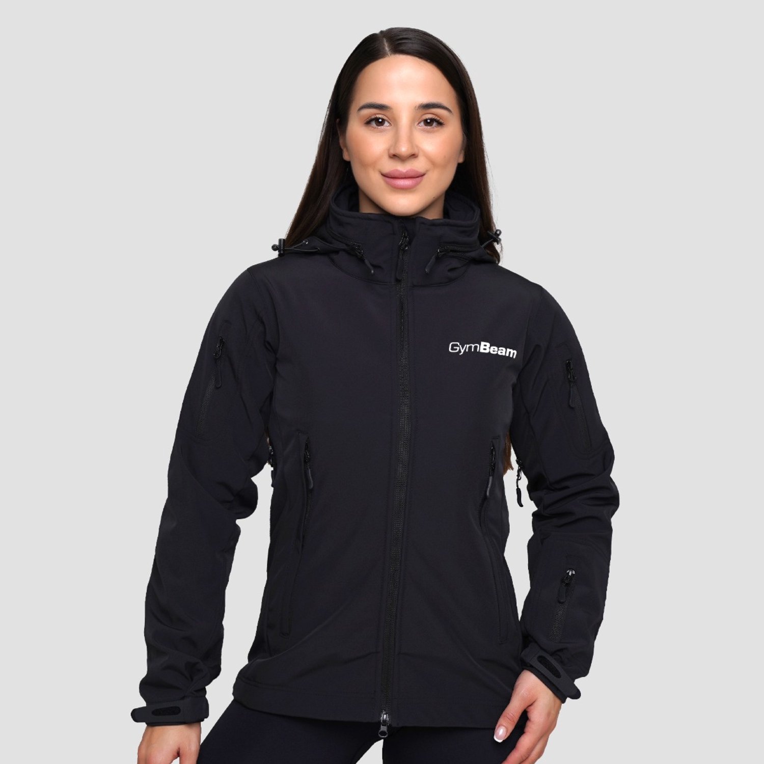 GymBeam Softshell jas zwart voor dames S
