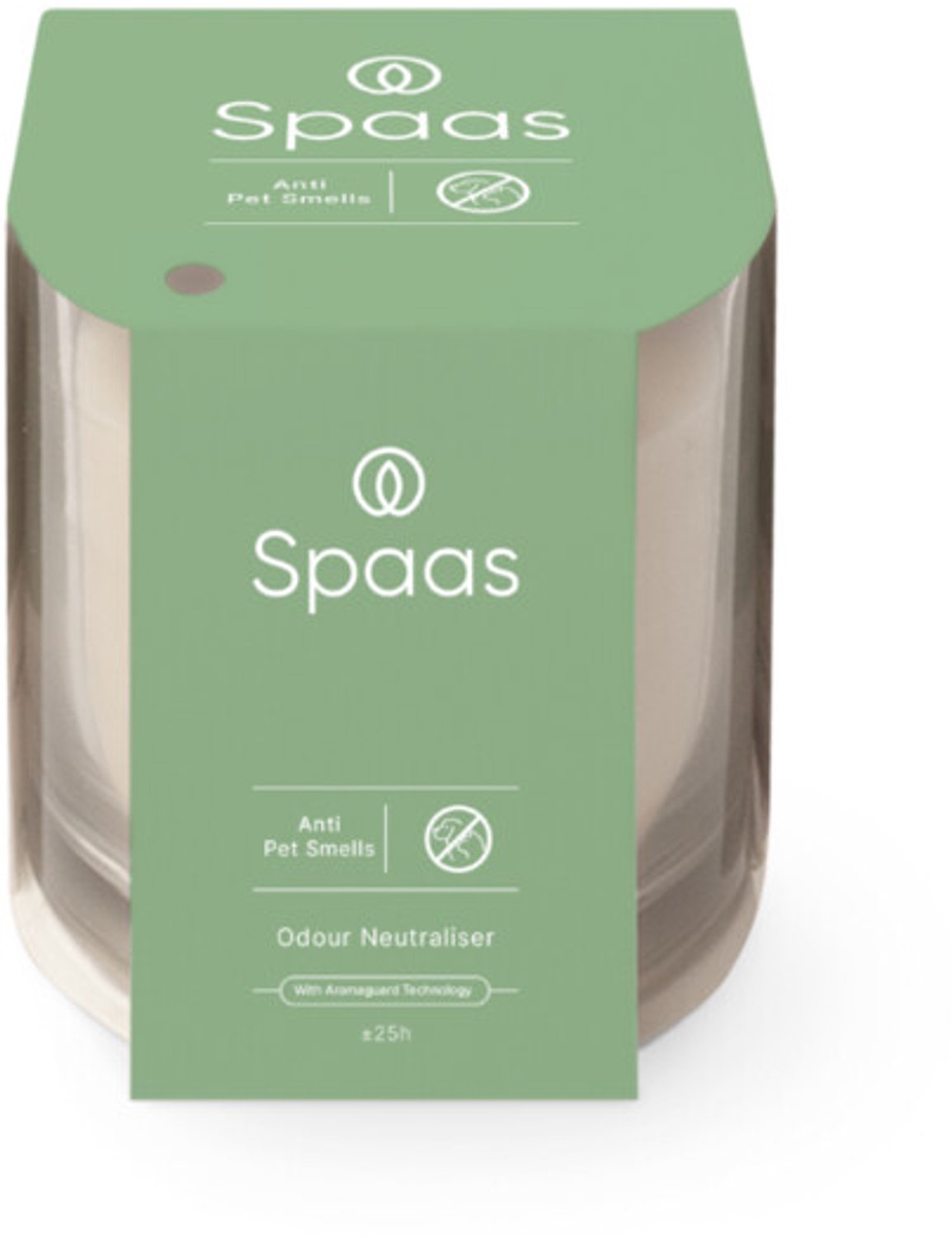 SPAAS Geurkaars in Glas Anti-Huisdier Ivoor