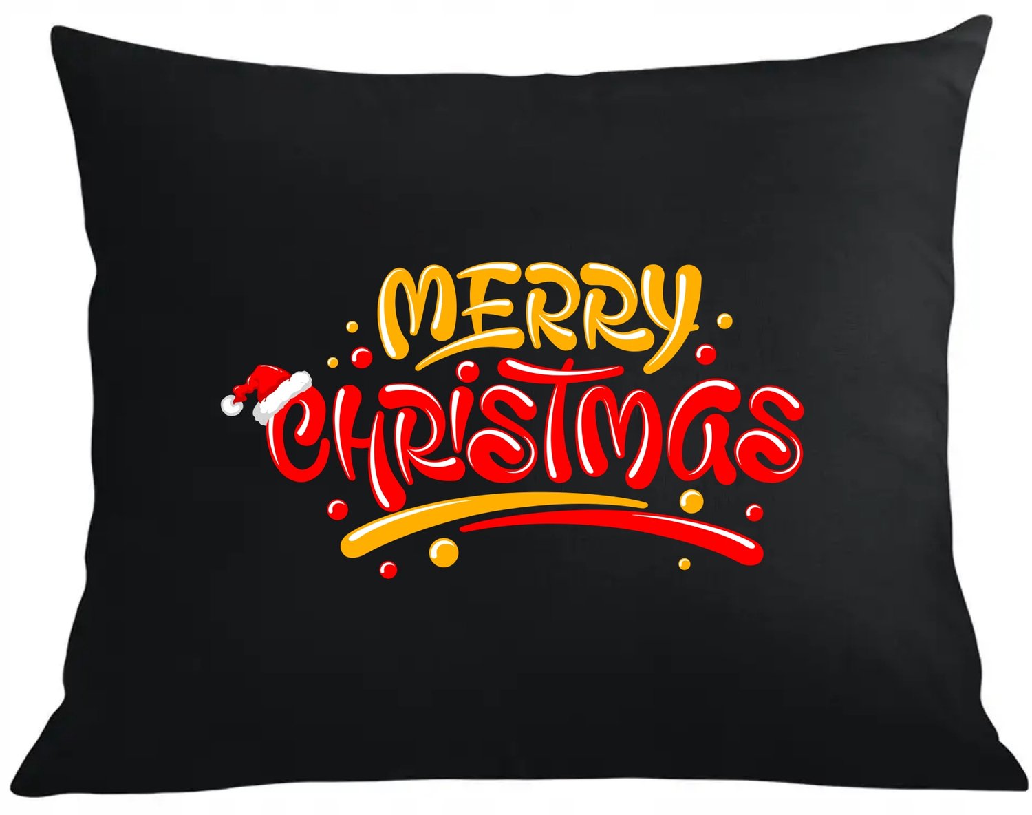 Kerst Kussenhoes met Vulling - Merry Christmas - 40x40cm