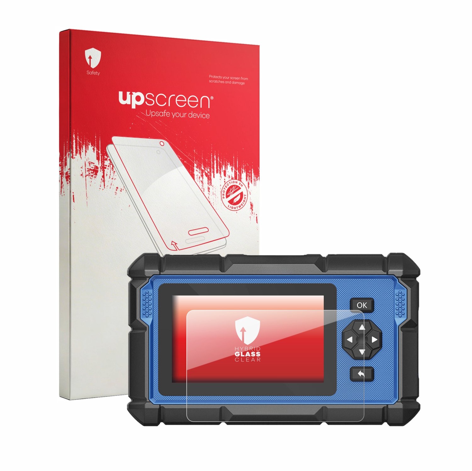 upscreen - Screenprotector voor Topdon ArtiDiag 600 Elite - Folie Beschermfolie Beschermglas transparant