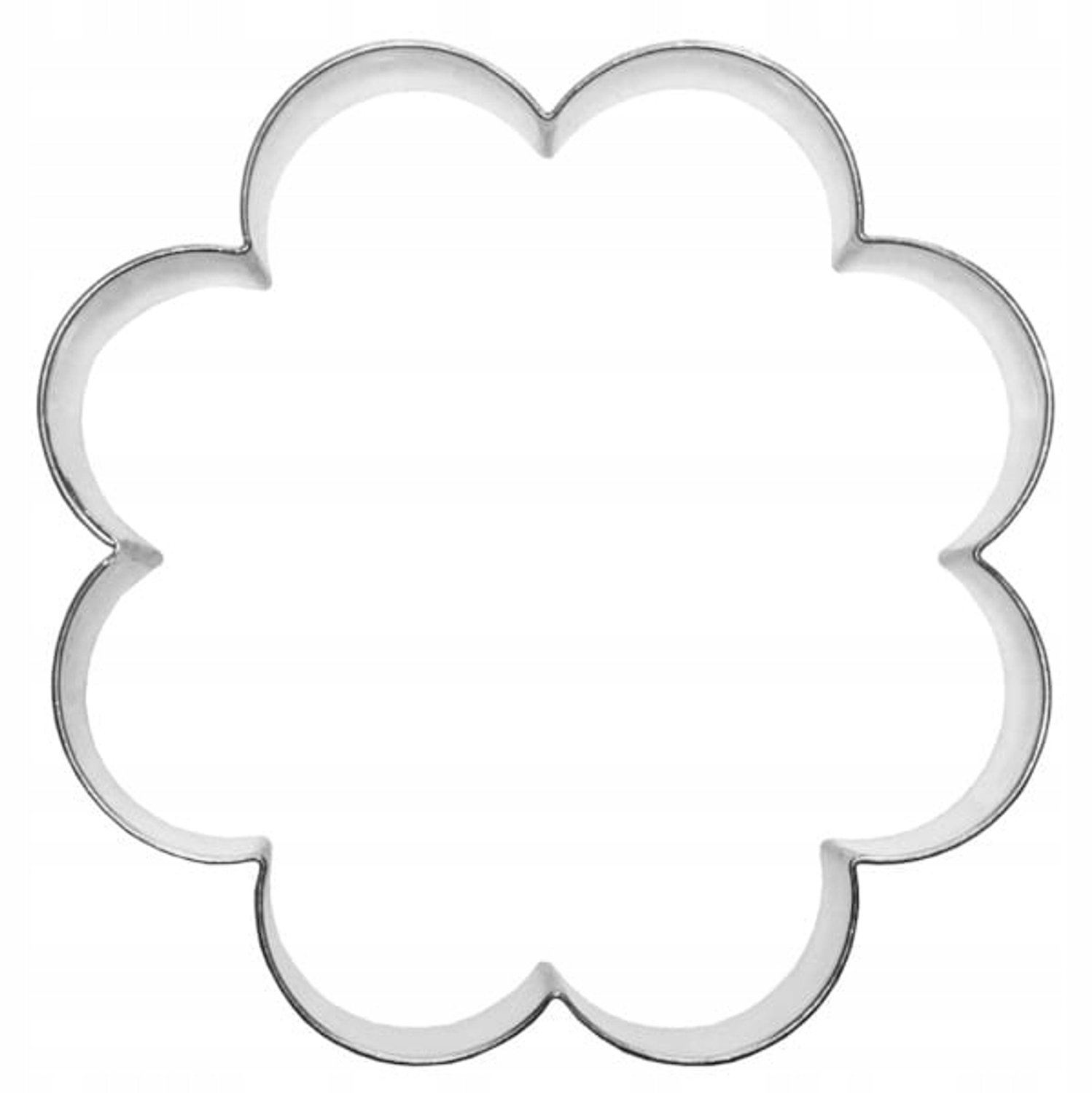 Bloem Koekjesvorm 8-bladig 19,5 cm - Metaal
