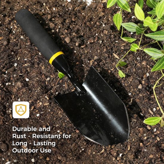 Zware Tuinschep met scherpe punt voor het graven, duurzame tuingereedschappen voor planten, ergonomische handgreep en veelzijdig gebruik — afbeelding 4