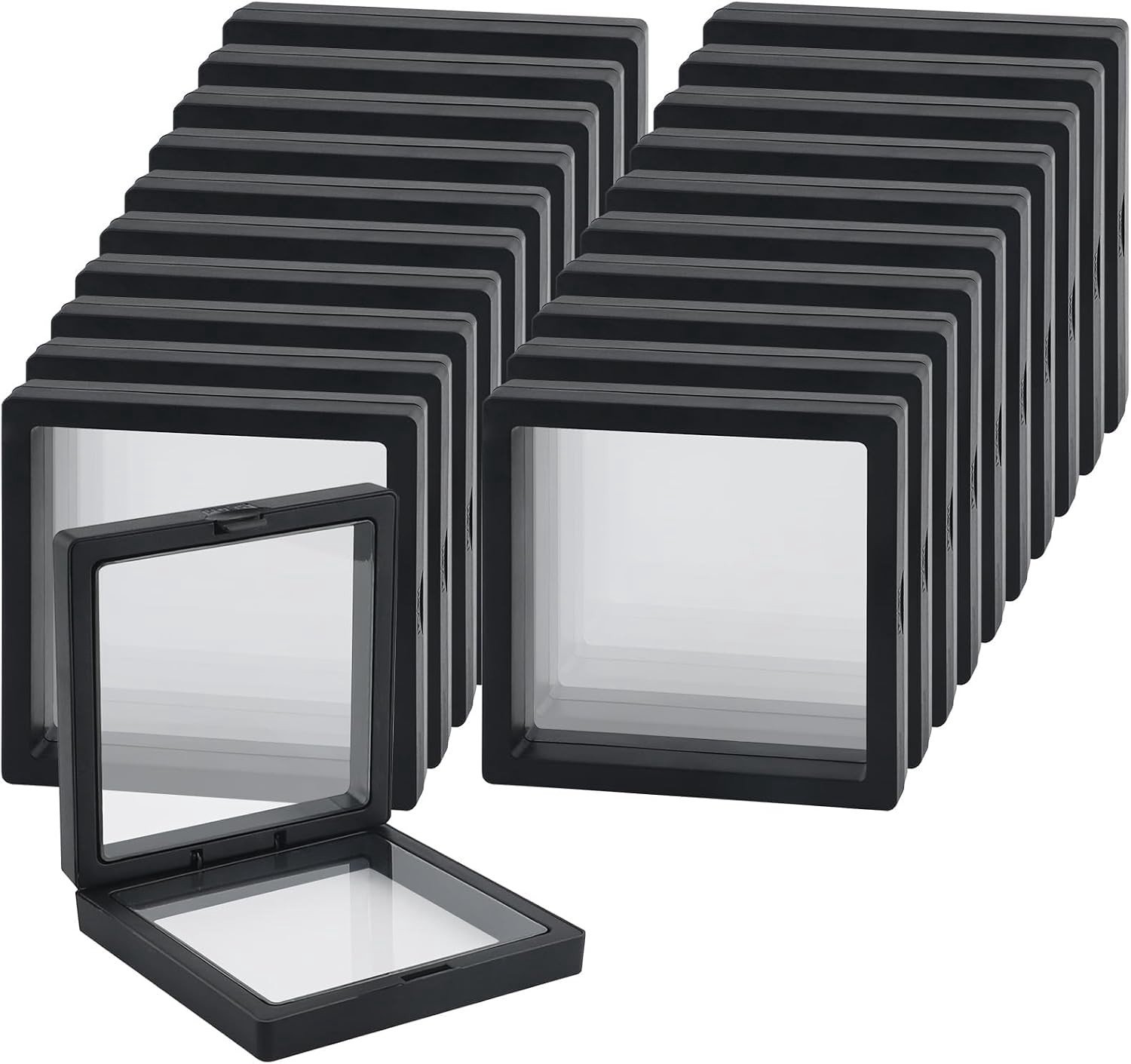 Zwevend Display Frame voor Munten, Transparante Stofvrije Opbergdoos voor Sieraden, Geschikt voor Oorbellen, Kettingen en Armbanden, Perfect voor Collecties en Medailles