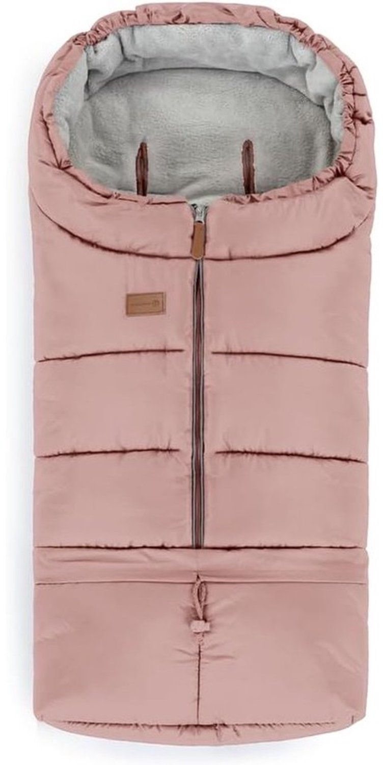 Slaapzak voor kinderwagen - Winterse voetenzak - Baby warm houden - Verstelbaar 3-in-1 - 110 cm lang - Oudroze