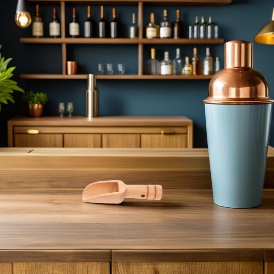 8 Stuks Delige Mini Houten Lepels met Ronde Platte Handgrepen Natuurlijke Theelepels Kruidenlepels voor Suiker Zout Koffie Kruiden Lichtgewicht Krasvrij voor Keuken Badkamer — afbeelding 4