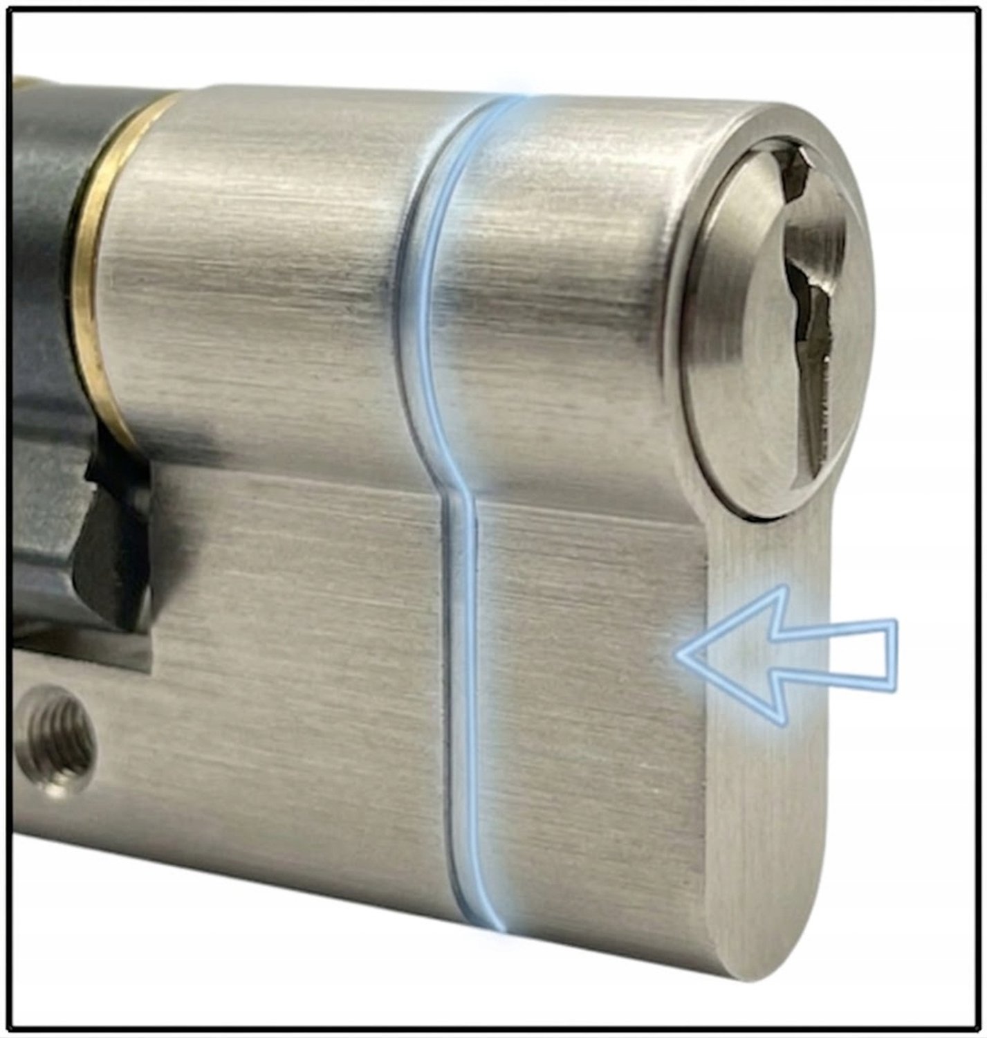 Atesteerbare Antidiefstal Cilinder 30x60mm Zilver - 5 Sleutels