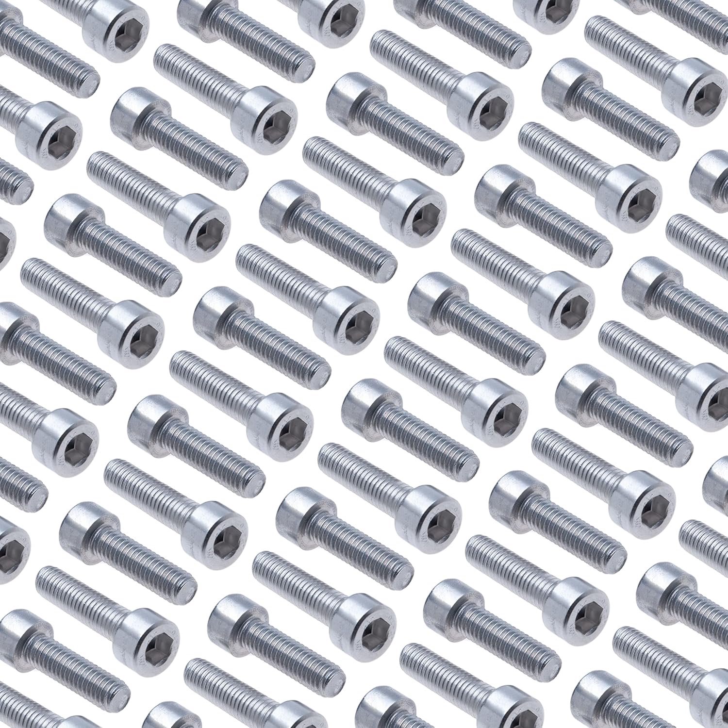 Cilinder Hex Head Cap Schroeven M5x12 (Set van 50) A2 Roestvrij Staal Hexagon Socket Allen Sleutel Hex Screw Bolts Thread Fasteners Cylindrical Heavy Duty Certified Standard DIN912 (5mm x 12mm)