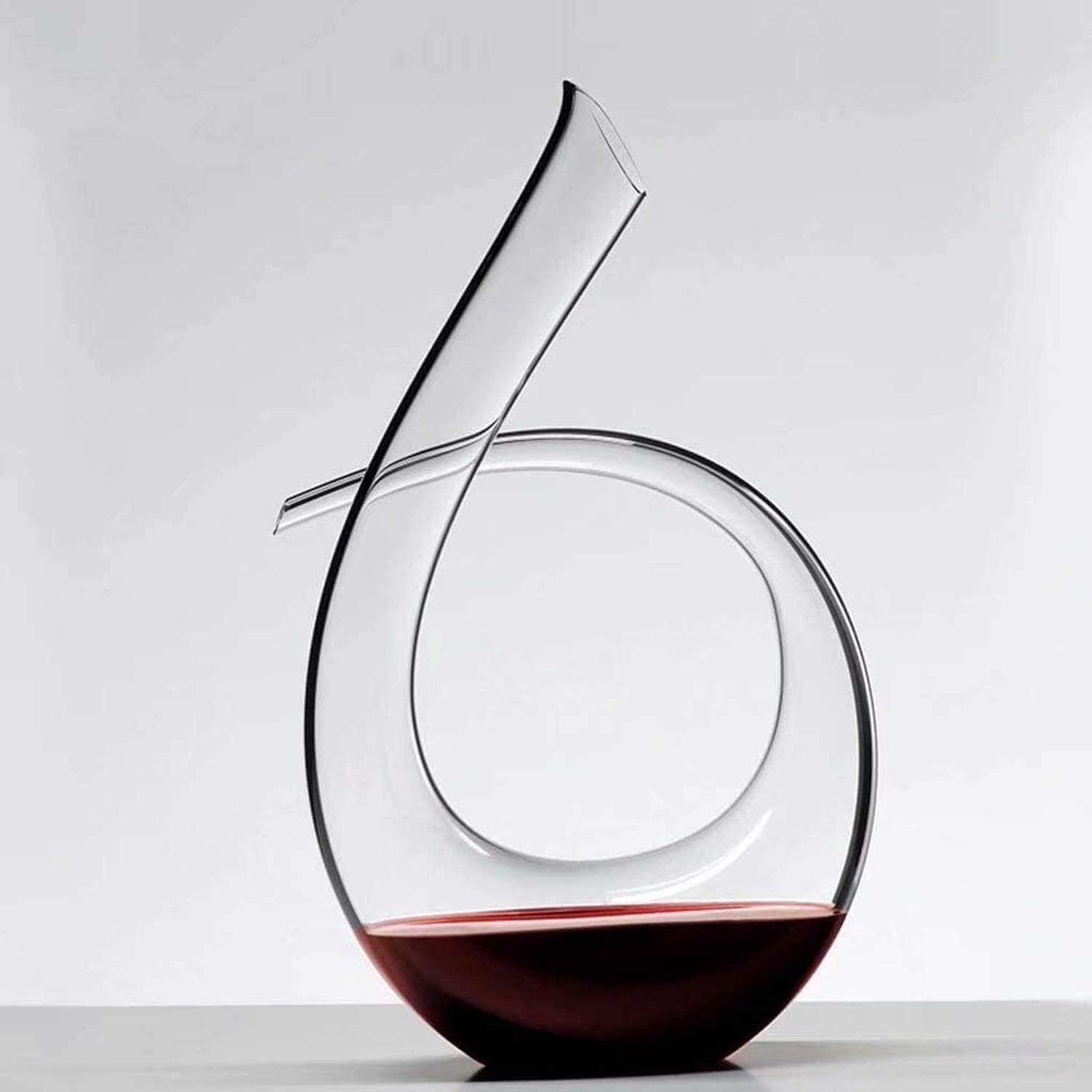 Flessenrek Wijnrek Wijnglas Houder Rode Wijn Snelle Decanter 100% Loodvrij Kristalglas Wijn Decanter Gieten Wijn Creatieve Wijn Transparant 1.5L (Color : Black Border)